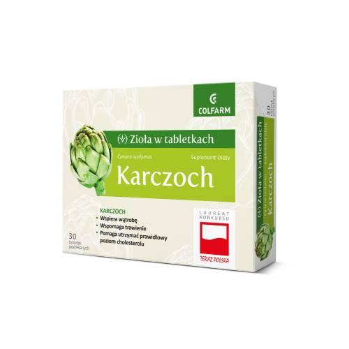 Miniaturka artykułu - COLFARM Karczoch - 30 tabletek