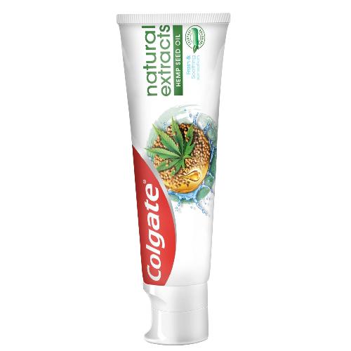 Miniaturka artykułu - Colgate Natural Extracts Hemp Seed Oil Pasta do zęb&oacute;w, 75 ml