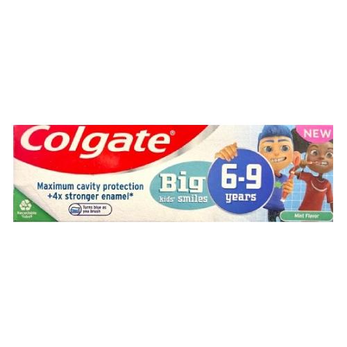 Miniaturka artykułu - COLGATE Big Kids&rsquo; Smiles Pasta do zęb&oacute;w dla dzieci 6-9 lat Mint, 50ml