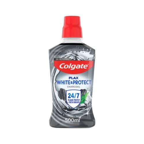 Miniaturka artykułu - Colgate Plax Płyn do płukania jamy ustnej z aktywnym węglem, 500 ml