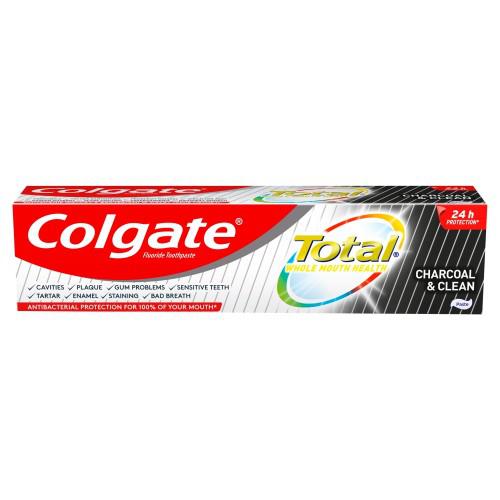 Miniaturka artykułu - COLGATE TOTAL Total Charcoal & Clean Pasta do zęb&oacute;w, 75ml