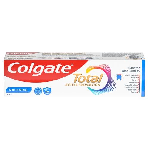 Miniaturka artykułu - Colgate Total Whitening Multiochronna pasta do zęb&oacute;w z fluorem, 75 ml