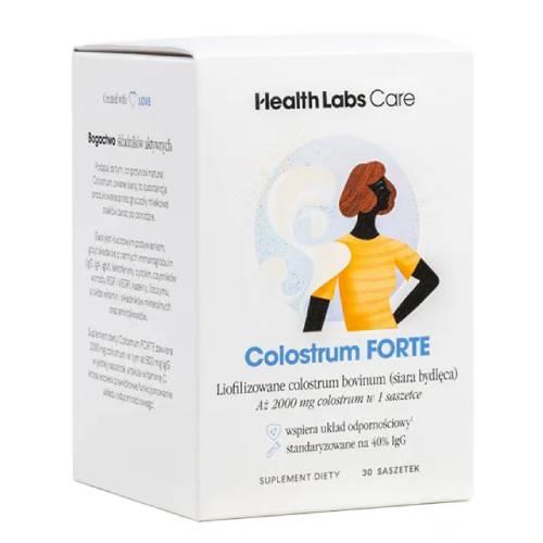 Miniaturka artykułu - Health Labs Care Colostrum Forte, 30 sasz. - suplement diety dla dzieci i dorosłych