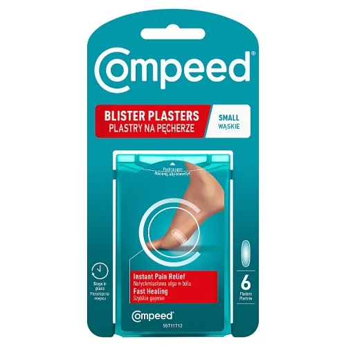 Miniaturka artykułu - Compeed Plastry na pęcherze wąskie, 6 szt.