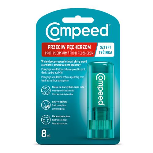 Miniaturka artykułu - COMPEED Sztyft przeciw pęcherzom, 8ml