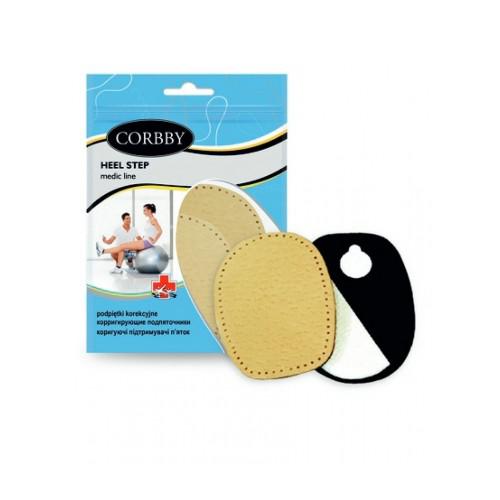 Miniaturka artykułu - CORBBY HEEL STEP Podpiętki korekcyjne męskie - 2 sztuki 