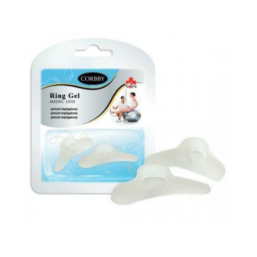 Miniaturka artykułu - CORBBY RING GEL Pierścień miedzypalcowy rozmiar L - 2 sztuki