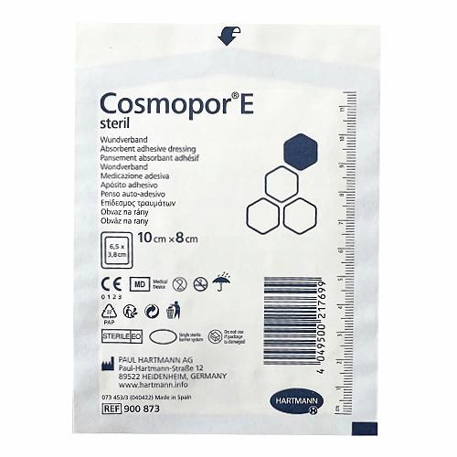 Miniaturka artykułu - COSMOPOR E Opatrunek jałowy 10cm x 8cm, 1 szt.