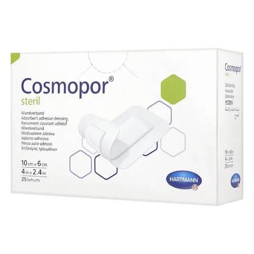 Miniaturka artykułu - Cosmopor Steril Opatrunek na ranę 10 x 6 cm, 25 szt.