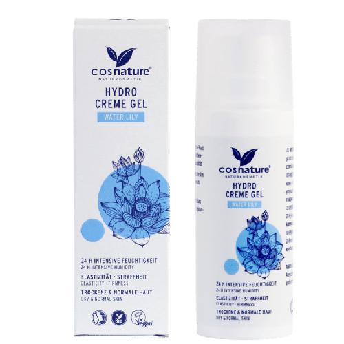 Miniaturka artykułu - COSNATURE Naturalny hydro krem-żel do twarzy z lilią wodną, 50 ml