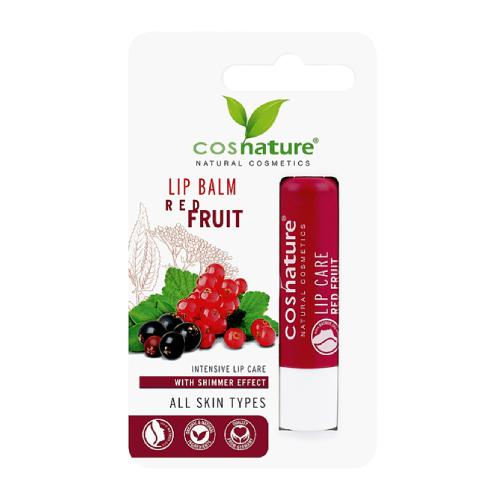 Miniaturka artykułu - COSNATURE Naturalny ochronny balsam do ust z ekstraktem z czerwonych owoc&oacute;w, 4,8 g
