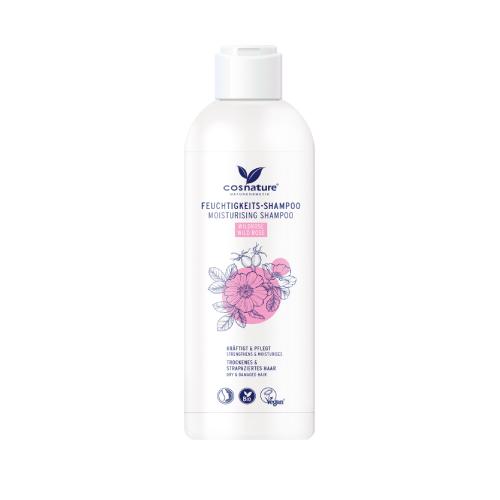 Miniaturka artykułu - COSNATURE Nawilżający szampon do włos&oacute;w z dziką r&oacute;żą, 250ml