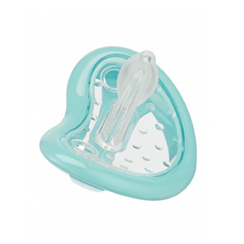 Miniaturka artykułu - CURAPROX BABY Breathe Easy Smoczek turkusowy 0-7m rozmiar 0, 1 sztuka