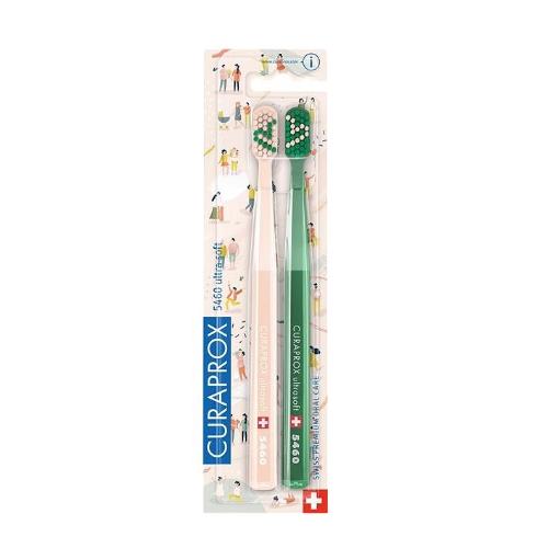 CURAPROX CS 5460 Love Szczoteczki do zęb&oacute;w, 2 sztuki