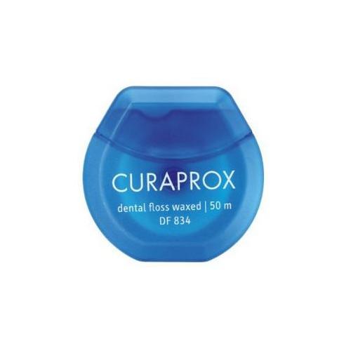 CURAPROX dental floss waxed Woskowana nić dentystyczna DF 834, 50m