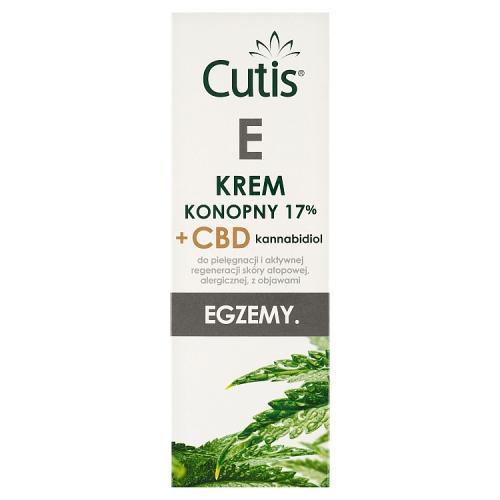 Miniaturka artykułu - CUTIS E - EGZEMA krem konopny 17% + CBD - 120 ml