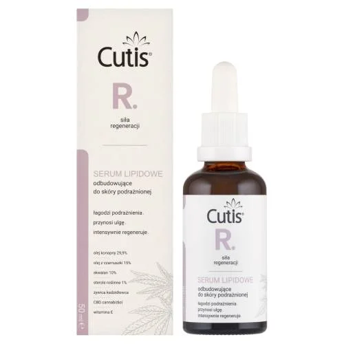 Miniaturka artykułu - CUTIS R Siła Regeneracji Serum lipidowe odbudowujące do sk&oacute;ry podrażnionej, 50 ml