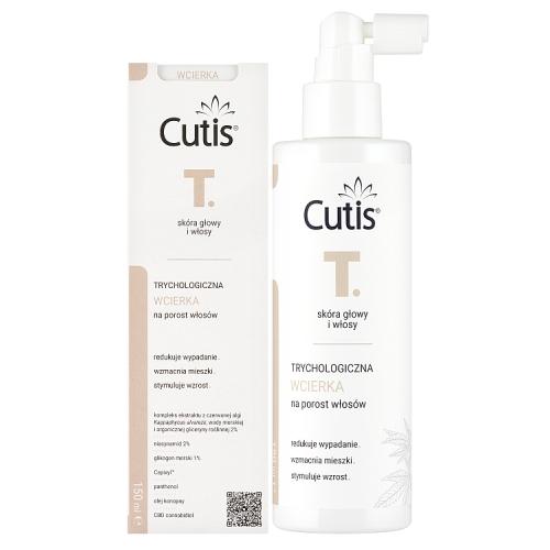 Miniaturka artykułu - Cutis T Trychologiczna wcierka na porost włos&oacute;w, 150 ml