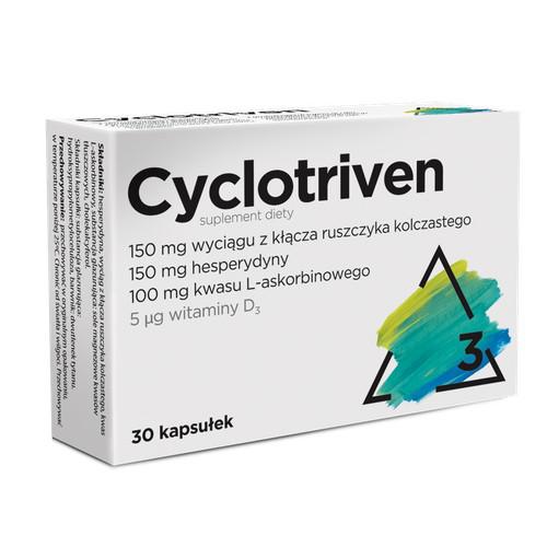 Miniaturka artykułu - Cyclotriven, 30 kaps.