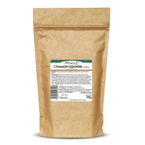 Miniaturka artykułu - Herbapol Cynamon cejloński mielony, 100 g
