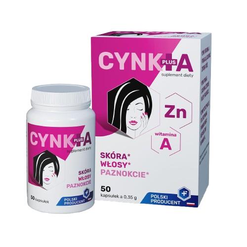 Miniaturka artykułu - Cynk Plus A, 50 kaps.