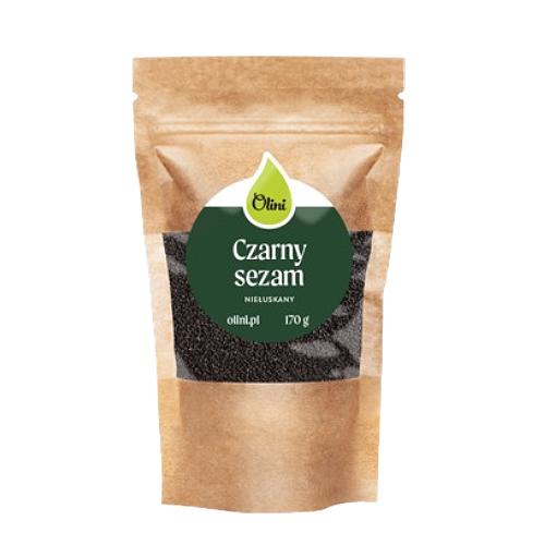 Miniaturka artykułu - Olini Czarny sezam niełuskany, 170 g