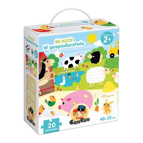 Miniaturka artykułu - CzuCzu Ale puzzle W gospodarstwie dla dzieci 2+