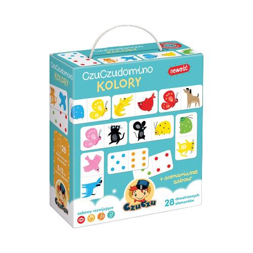 Miniaturka artykułu - CzuCzu Domino Kolory dla dzieci 2+