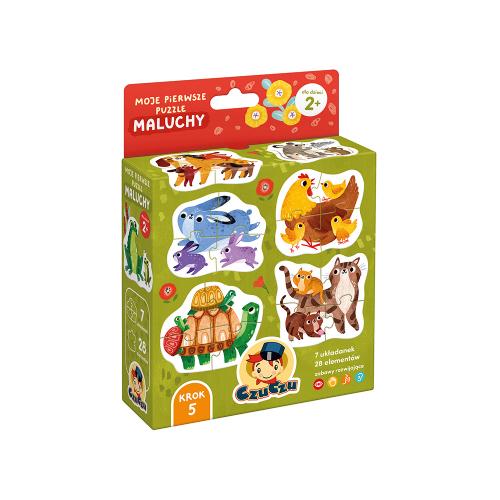 Miniaturka artykułu - CzuCzu Moje pierwsze puzzle Maluchy 2+