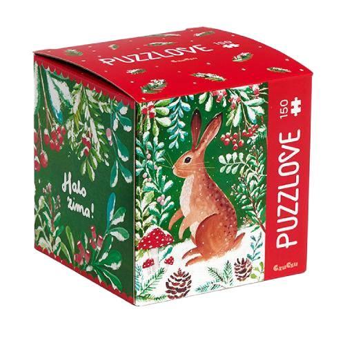 Miniaturka artykułu - CzuCzu Puzzlove 6+ Zima Cisza, 150 element&oacute;w
