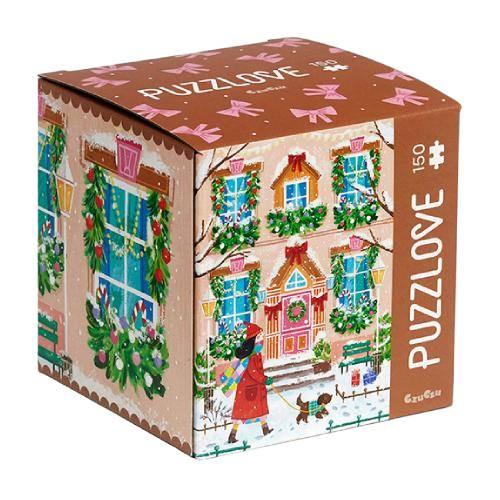 Miniaturka artykułu - CzuCzu Puzzlove 6+ Zimowy spacer, 150 element&oacute;w