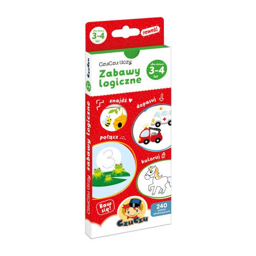 Miniaturka artykułu - CzuCzu Uczy Zabawy logiczne dla dzieci od 3-4 lat	
