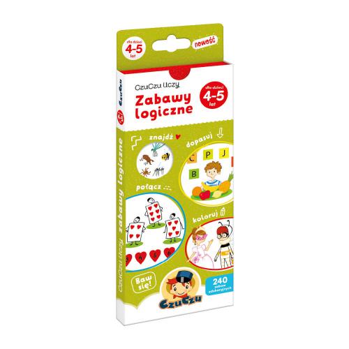 Miniaturka artykułu - CzuCzu Uczy Zabawy logiczne dla dzieci od 4-5 lat	
