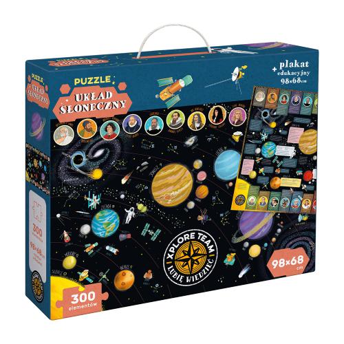 CzuCzu Xplore Team Puzzle Układ słoneczny dla dzieci 7+
