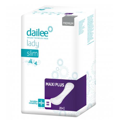 Miniaturka artykułu - DAILEE Lady Slim Premium Maxi Plus Wkładki, 30 sztuk