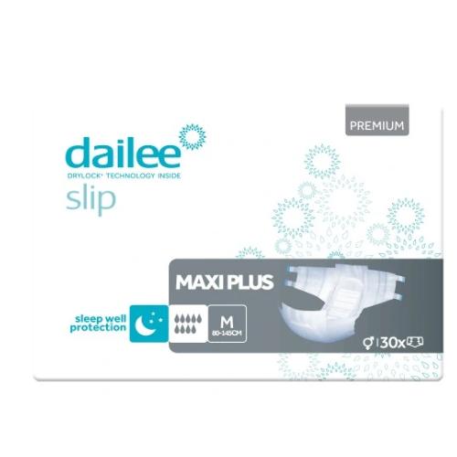 Miniaturka artykułu - DAILEE Slip Maxi Plus M Pieluchomajtki na noc, 30szt.
