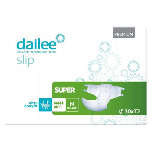 Miniaturka artykułu - DAILEE Slip Premium Super M Pieluchy anatomiczne, 30 sztuk