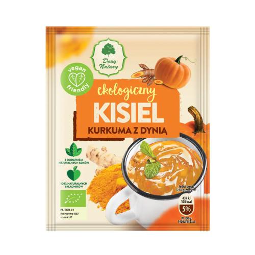 Miniaturka artykułu - DARY NATURY Kisiel Kurkuma z Dynią EKO, 30g
