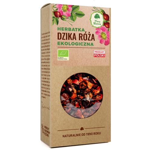 Miniaturka artykułu - DARY NATURY Ekologiczna Owocowa Herbatka Podlaska Dzika R&oacute;ża, 100g