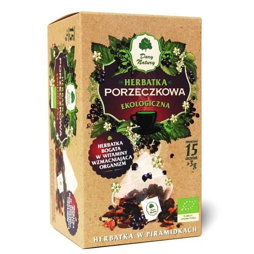 Miniaturka artykułu - DARY NATURY Herbata porzeczkowa 15x3g