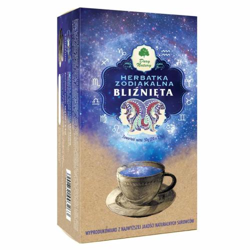 Miniaturka artykułu - DARY NATURY Herbata Zodiakalna Bliźnięta, 20 saszetek