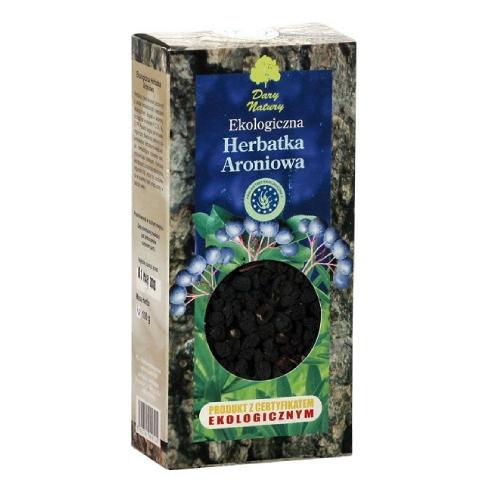 Miniaturka artykułu - DARY NATURY Herbatka Aroniowa EKO, 100g 