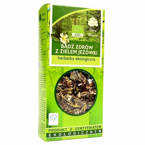 Miniaturka artykułu - DARY NATURY Herbatka Bądź Zdr&oacute;w z zielem jeż&oacute;wki, 50 g