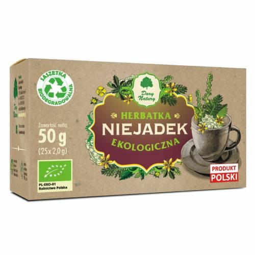 Miniaturka artykułu - DARY NATURY Herbatka Niejadek Ekologiczna, 25 saszetek x 2 g