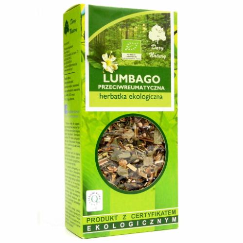 Miniaturka artykułu - DARY NATURY Herbatka Polecana przy chorobach reumatycznych LUMBAGO EKO, 50 g