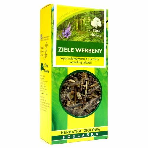 Miniaturka artykułu - DARY NATURY Herbatka Ziołowa Werbena Ziele, 50 g
