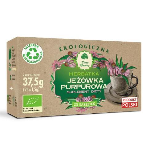 Miniaturka artykułu - DARY NATURY Jeż&oacute;wka Purpurowa EKO, 25&times;1,5g 
