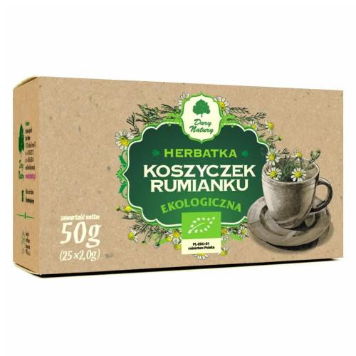 Miniaturka artykułu - DARY NATURY KOSZYCZEK RUMIANKU, 25 SASZETEK