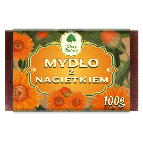 Miniaturka artykułu - DARY NATURY Mydło z nagietkiem, 100g