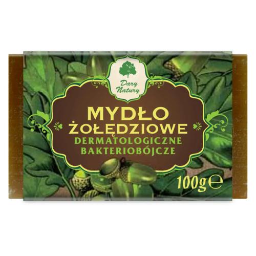 Miniaturka artykułu - DARY NATURY Mydło żołędziowe, 100g 